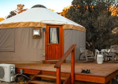 Escalante Yurts Aspen Yurt exterior header