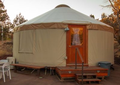 Escalante Yurts Birch Yurt exterior