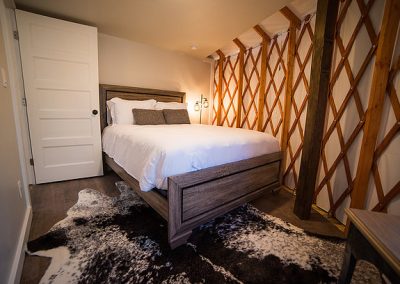 Escalante Yurts Cottonwood Yurt bedroom