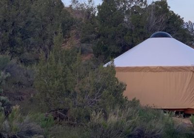 Escalante Yurts Elm Yurt outdoor
