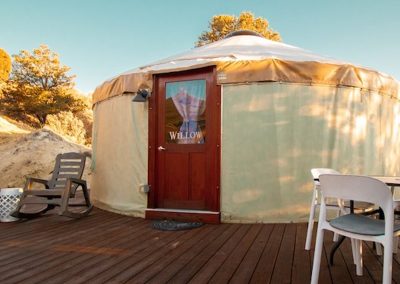 Escalante Yurts Willow Yurt exterior