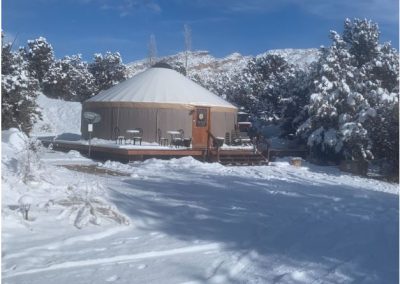 Escalante Yurts-Winter in Southern Utah with Yurts