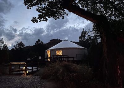 Escalante Yurt at Southern Utah yurt accommodation