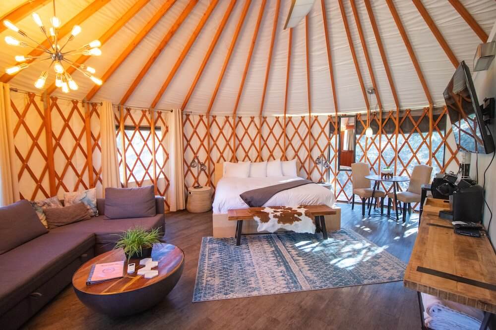 Luxury Yurt Camping