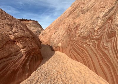 Bighorn slot canyon near Escalante Yurts