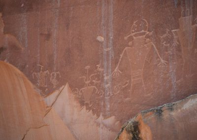 Petroglyphs in Capitol Reef National Park