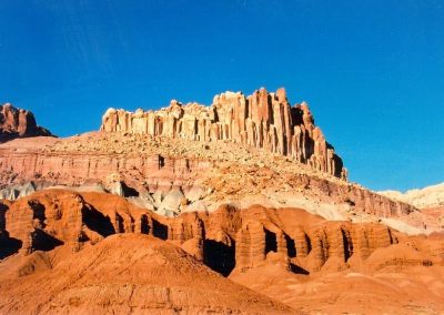 The Castle at Sunset Point in Capitol Reef National Park