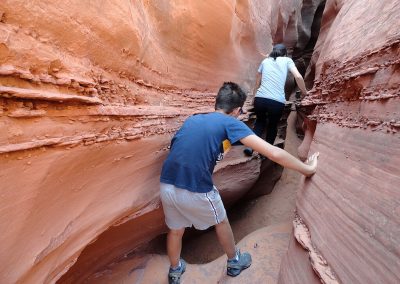 The narrow passages of Spooky Gulch, a hiker's paradise in southern Utah