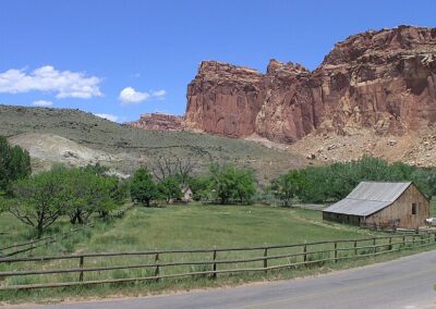 Capitol Reef adventures includes the Gifford Homestead