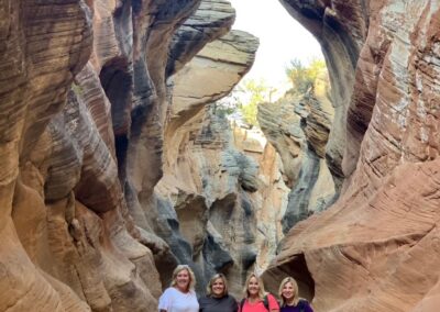 Family friendly nature adventures include slot canyons