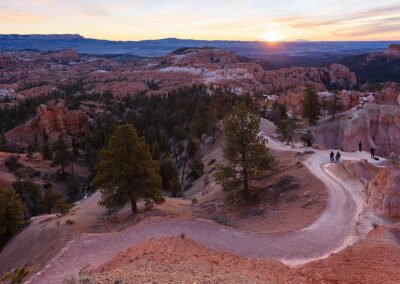 Sunset Point in Bryce Canyon National Park