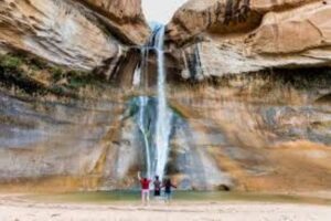 Calf Creek Falls is one of the most romantic Southern Utah destinations