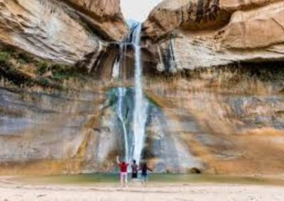 Calf Creek Falls is one of the most romantic Southern Utah destinations