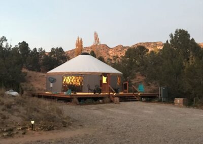 Escalante Yurts is great for a group or romantic getaway.