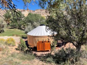Escalante Yurts is a great choice while you do fall things in Escalante.
