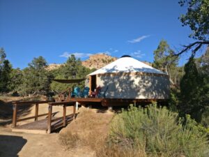 Escalante Yurts is the place for yurt glamping near Bryce Canyon