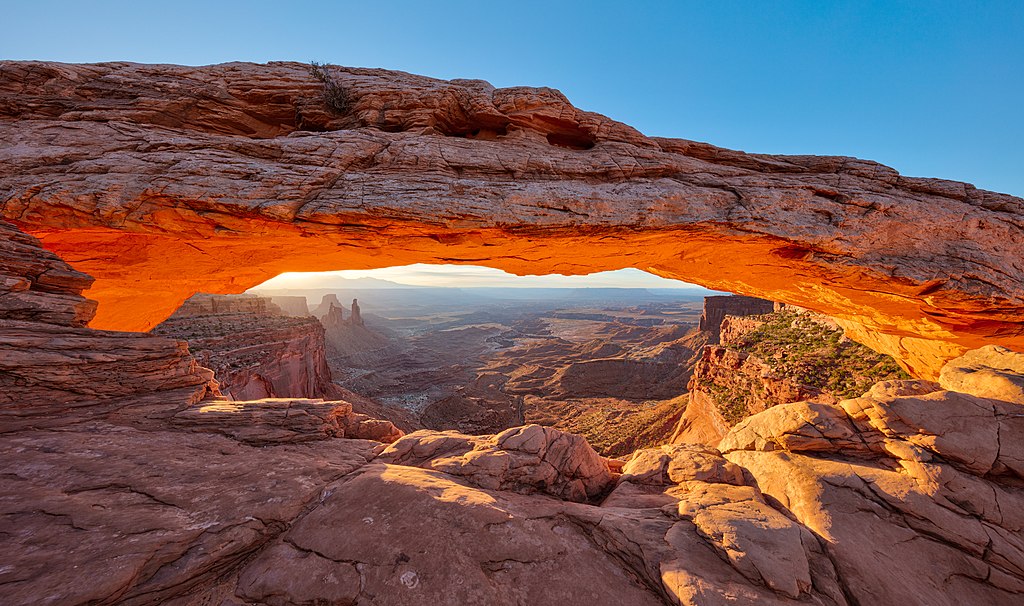 Canyonlands National Park is another one of the Mighty 5 with stunning views like Mesa Arch